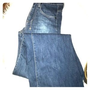 18th Amendment Medium Wash Wide-leg Denim